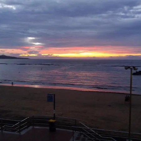 Seafront Terrace Las Canteras Beach - Wifi 아파트 *